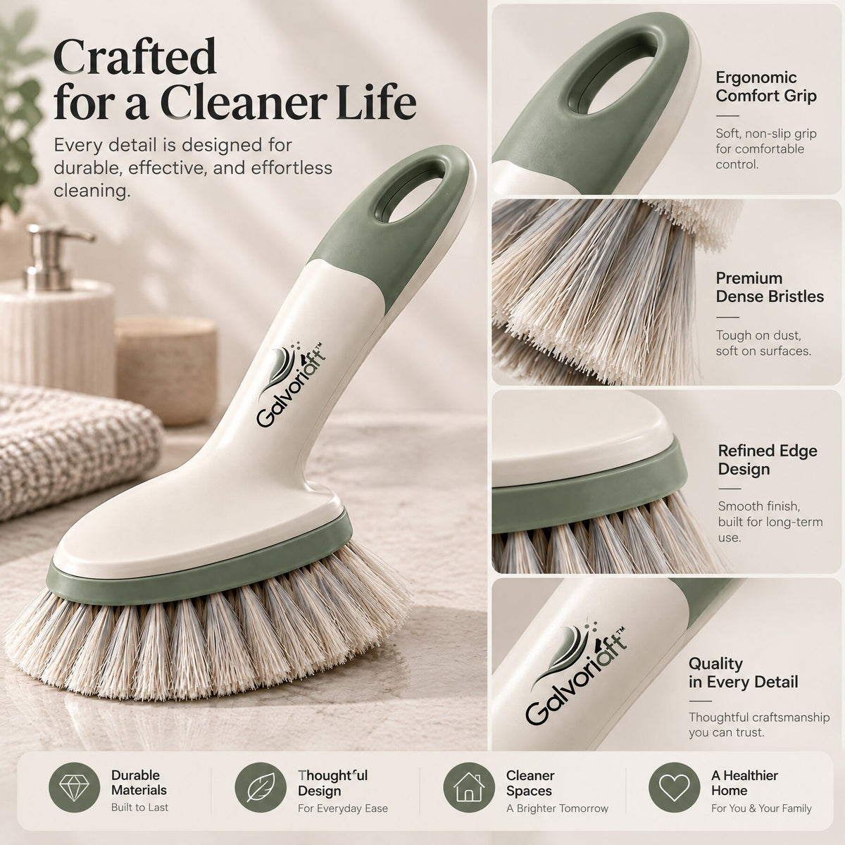 Galvoriaft™ Premium Dense Bristle Cleaning Brush – image 5