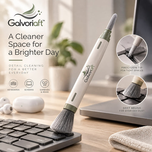 Galvoriaft™ Dual Head Cleaning Brush – white background view