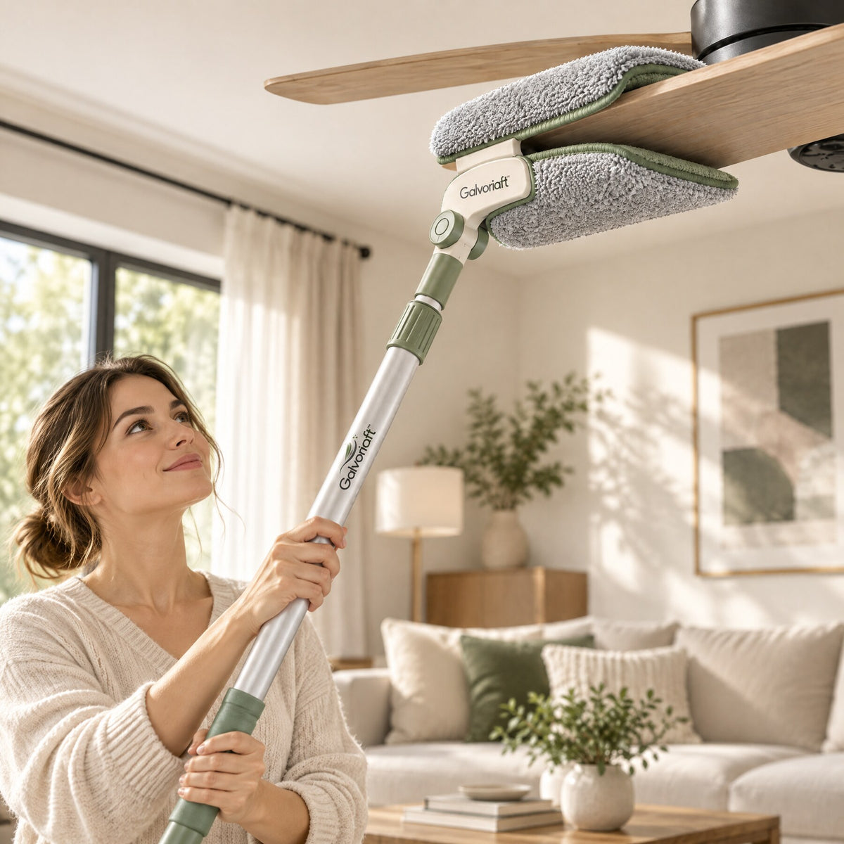 Galvoriaft™ Extendable Microfiber Duster Mop – image 4