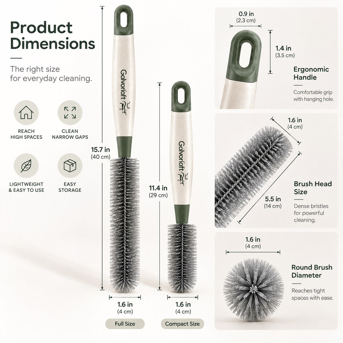 Galvoriaft™ Flexible Dusting Brush with Adjustable Head – image 3