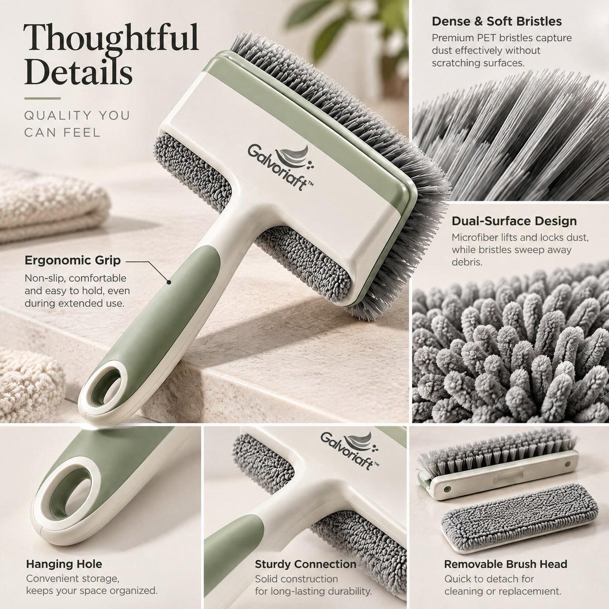 Galvoriaft™ Multi-Surface Cleaning Brush – image 3