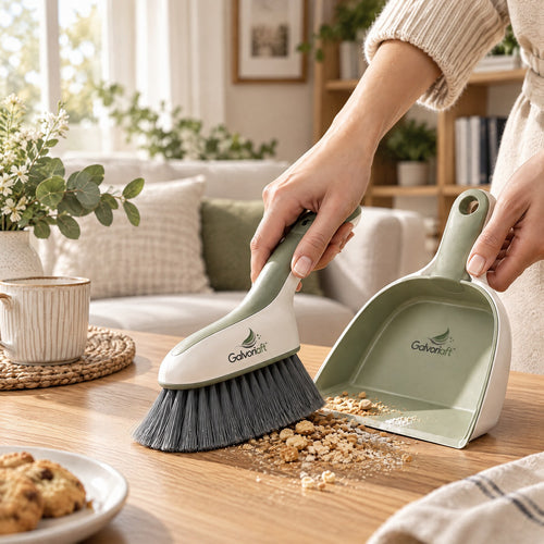 Galvoriaft™ Dustpan & Brush Set – image 1
